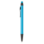 Aluminium touchscreen pen, blauw