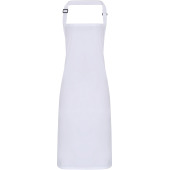 Waterproof bib apron White One Size