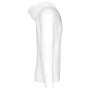 Hooded vestje van licht katoen White 3XL