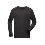 Men's Sports Shirt Long-Sleeved - black - S