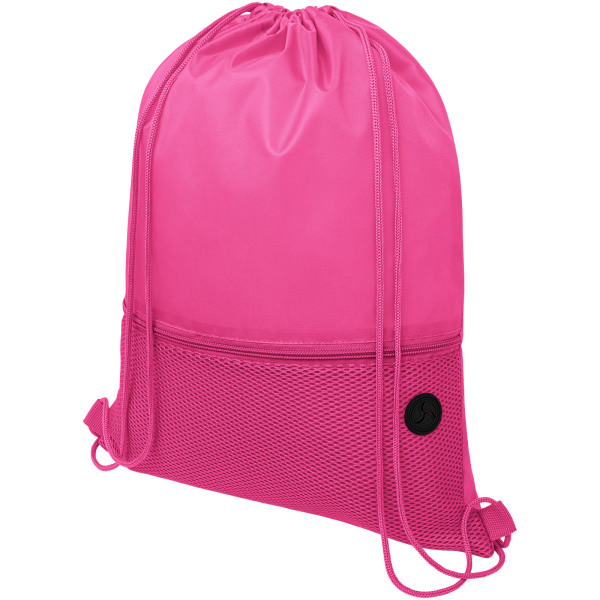 Oriole mesh drawstring backpack 5L - Magenta