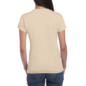 Gildan T-shirt SoftStyle SS for her 7528 sand XXL