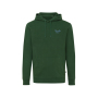 Iqoniq Jasper gerecycled katoen hoodie, forest green (L)
