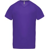 Heren-sport-t-shirt V-hals Violet XS