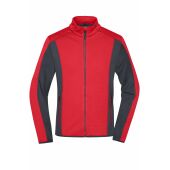 Men's Structure Fleece Jacket - red/carbon - XXL