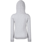 Lady-fit Premium Hooded Sweat Jacket (62-118-0) Heather Grey L