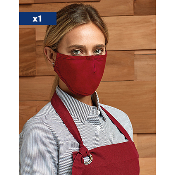 Herbruikbaar mondmasker 3 laags - verstelbaar - AFNOR UNS1