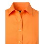 Ladies' Shirt Shortsleeve Poplin - orange - XS