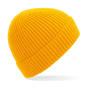 Engineered Knit Ribbed Beanie - Sun Yellow - One Size