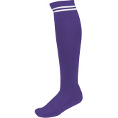 Sportsokken Met Contraststrepen Sporty Purple / White 47/50 EU