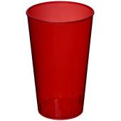 Arena 375 ml plastmugg - Transparent röd