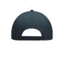 MB6135 6 Panel Polyester Peach Cap - iron-grey - one size