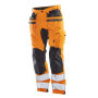 2240 Hi-vis stretch trousers hp oranje/zwart C62