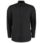 Long Sleeve Classic Fit Workforce Shirt, Black, XXL, Kustom Kit