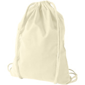 Oregon 100 g/m² cotton drawstring bag 5L