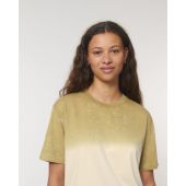 Fuser Aged Dip Dye - Unisex ruim T-shirt met verweerde dip dye - XXS