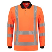 Poloshirt RWS Birdseye Lange Mouw 203005 Fluor Orange 5XL