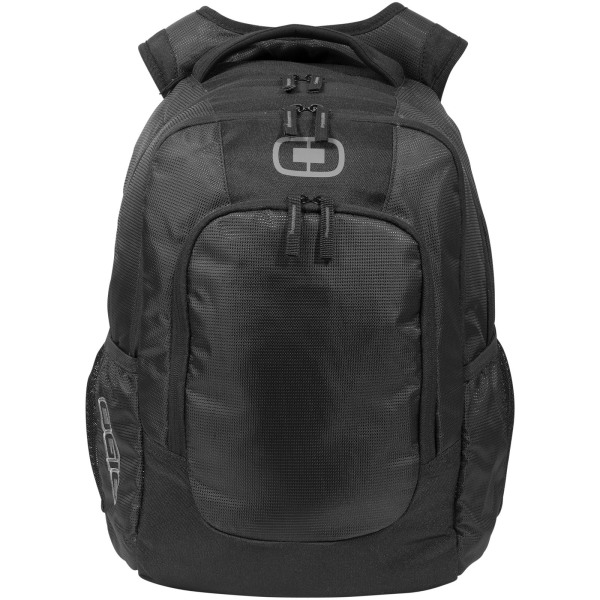 Logan 15.6" laptop backpack - Solid black