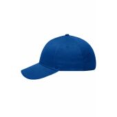 MB6212 6 Panel Brushed Sandwich Cap - royal/white - one size