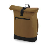 Roll-Top Backpack - Caramel - One Size