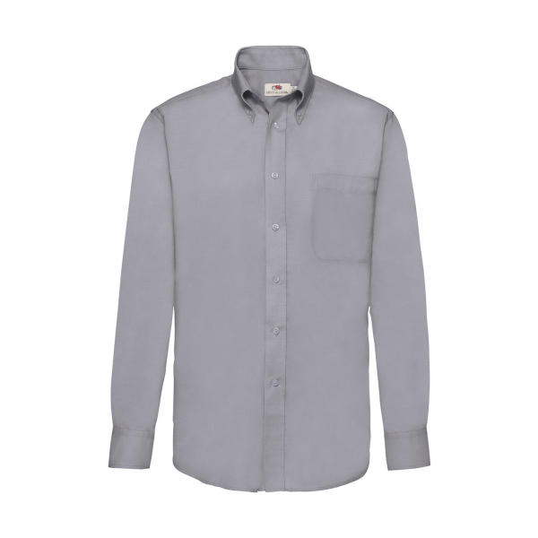 Oxford Shirt Long Sleeve - Oxford Grey - 2XL