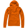 Arora dames hoodie met ritssluiting - Oranje - XXL