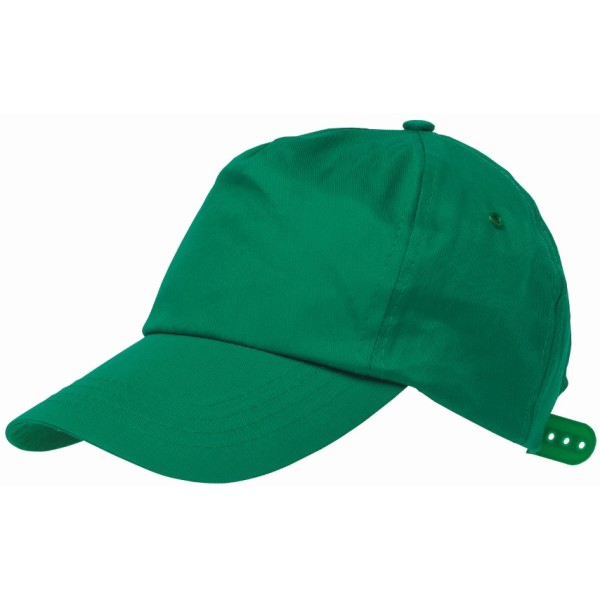 5 panel katoenen baseball cap RACING - groen