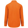 Overhemd in onderhoudsvriendelijk polykatoen-popeline heren Orange 4XL