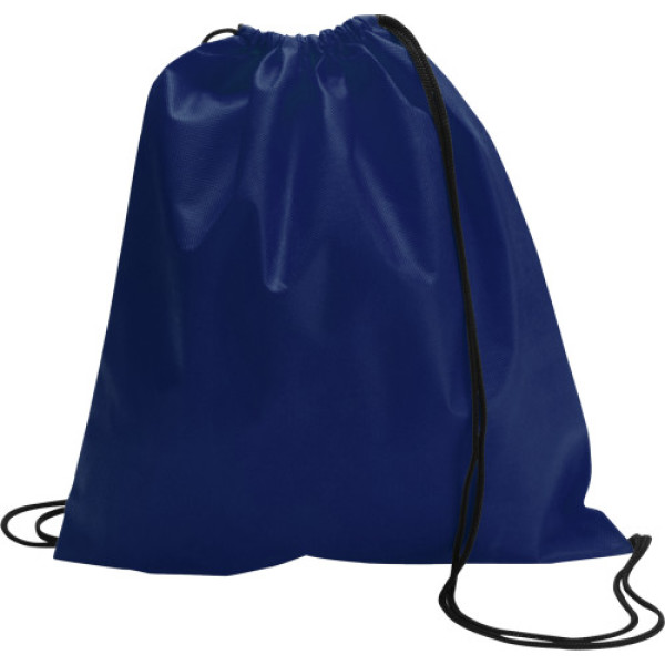 Nonwoven (80 gr/m²) drawstring backpack Nico blue