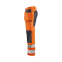 High Vis Werkbroek met stretch en gereedschapzakken