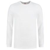T-shirt Lange Mouw 60°C Wasbaar 101015 White XS