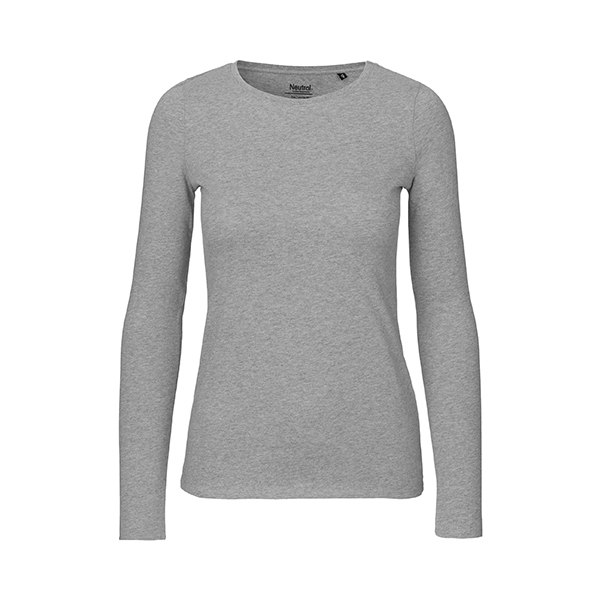 Neutral ladies long sleeve shirt-Sport-Grey-XL