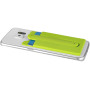 Stue siliconen telefoon kaarthouder met standaard - Lime
