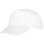 Feniks 5 panel kinder cap - Wit