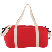 Barrel katoenen duffeltas 25L - Rood