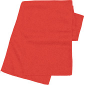 Polyester fleece (200 gr/m²) sjaal Maddison rood