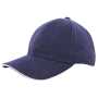 Heavy brushed cap - Navy/Wit Heavy brushed cap - Navy/Wit