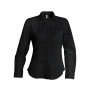 Dames non-iron blouse lange mouwen Black M