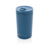 RCS gerecycled roestvrijstalen vacuüm lekvrije mok, blauw