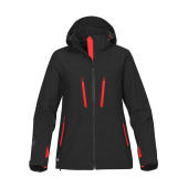 Women's Patrol Softshell Jacket - Black/Bright Red - XL