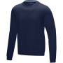 Jasper men’s GOTS organic recycled crewneck sweater - Navy - 3XL