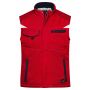 Workwear Softshell Padded Vest - COLOR - - red/navy - 6XL