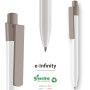 Ballpoint Pen e-Infinity Recycled White Gray