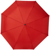 Bo 21" hopfällbart automatiskt paraply i återvunnen PET - Röd