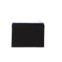 Tasje van canvaskatoen - middelgroot model Black / Royal Blue One Size