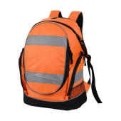Hi-Vis Backpack - Hi-Vis Orange/Black - One Size