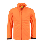 L&S Jacket Softshell for him Orange 4XL