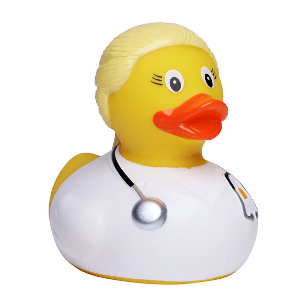 Squeaky duck doctor blonde