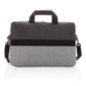 Duo color RPET 15.6" RFID laptop tas PVC vrij