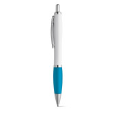 Move white balpen metalen clip blauwe inkt